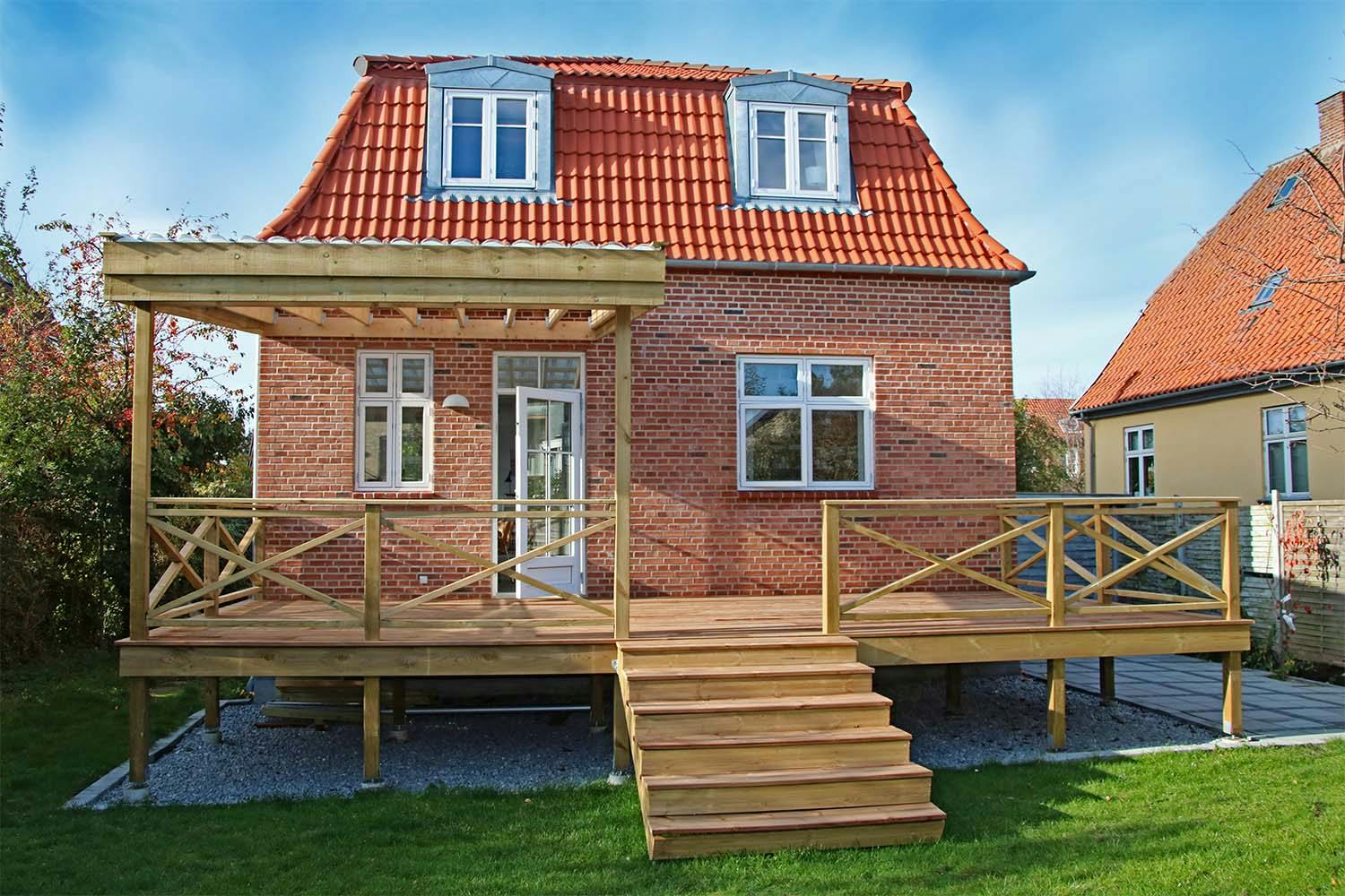 Hævet terrasse 30 m2 hævet terrasse til under 30.000 kroner